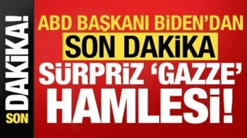 ABD Başkanı Joe Biden'dan son dakika sürpriz 'Gazze' hamlesi!