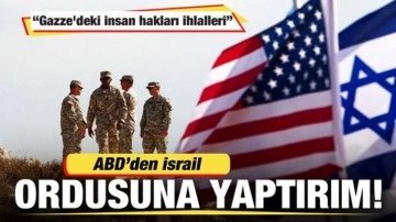 ABD'den, İsrail ordusuna yaptırım kararı!