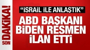 ABD'den son dakika Gazze duyurusu! Biden ilan etti: İsrail ile anlaştık