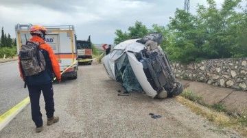 Adıyaman’da otomobil takla attı: 1 ölü, 1 yaralı