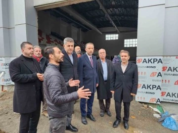 AK Parti heyeti Kahta’daki yatırımları yerinde inceledi