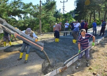 Akkuş’ta yol sorunu beton santraliyle aşılacak