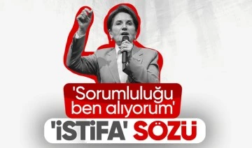 Akşener'den İYİ Partililere 'istifa' resti: 14 Mayıs'tan daha düşük oy alırsak bırakacağım