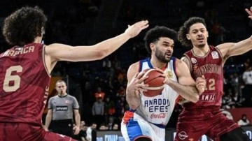 Anadolu Efes, nefes kesen maçta Galatasaray'a şans tanımadı