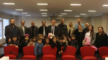 Anaokulu öğrencileri gazetecilerin özel gününü kutladı