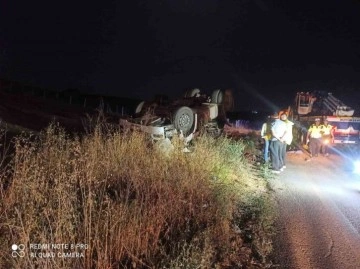 Ankara’da TIR tarlaya uçtu, sürücü hayatını kaybetti