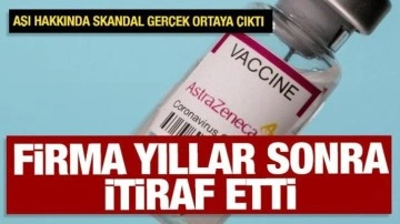 Aşı üreten firma yıllar sonra itiraf etti: Covid aşısı hakkında şok gerçek