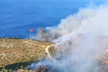 Ateş savaşçıları sadece alevlere değil gönüllere de su serpti