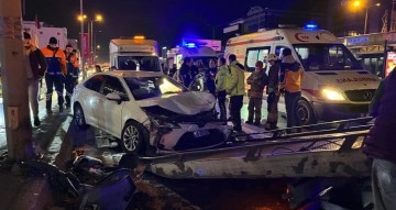 Avcılar E-5’te trafik kazası: 4 yaralı