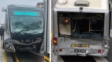 Avcılar'da metrobüs kazası