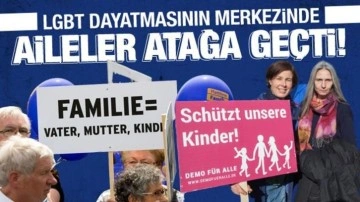 Avrupa'da LGBT dayatmasına karşı aileler tepkisini gösterdi!