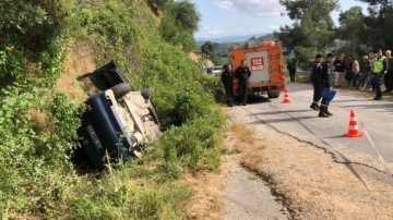 Aydın'da otomobil devrildi: 1 ölü, 1 yaralı