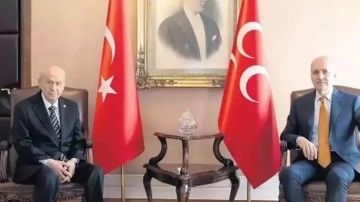 Bahçeli ile görüşen Kurtulmuş'tan yeni anayasa açıklaması