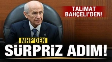 Bahçeli talimat verdi! MHP'den sürpriz adım