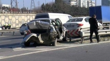 Bahçelievler Basın Ekspres yolunda kaza: 2 yaralı