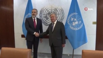 Bakan Fidan, BM Genel Sekreteri Antonio Guterres ile görüştü