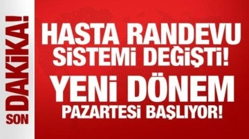 Bakan Koca duyurdu: MHRS'de yeni dönem pazartesi başlıyor!