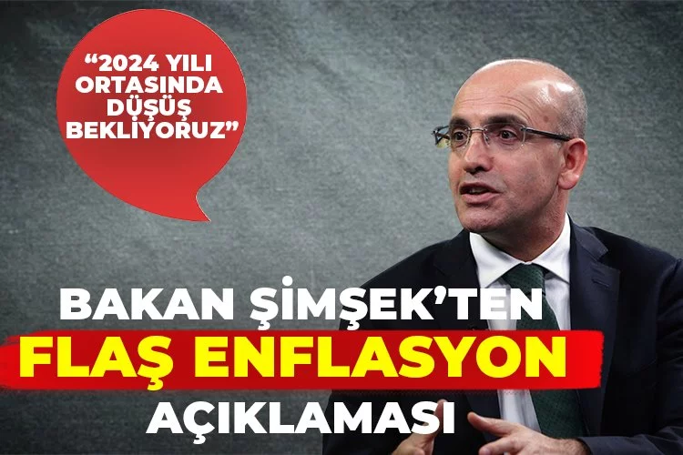 Bakan Şimşek'ten enflasyon açıklaması