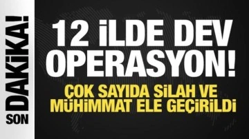 Bakan Yerlikaya duyurdu: 12 ilde dev operasyon!