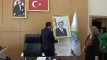 Başkan Erdoğan'ın fotoğrafını indirmişti! DEM'li başkana soruşturma