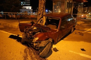 Bayburt’ta trafik kazası: 1 ölü, 1 ağır yaralı