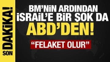 Beyaz Saray'dan İsrail açıklaması! 'Askeri operasyon felaket olur'