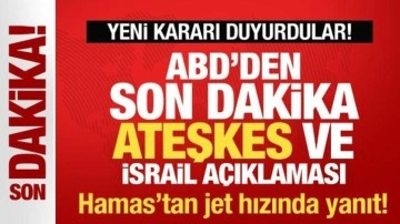 Beyaz Saray'dan son dakika İsrail ve Hamas açıklaması! Yeni kararı duyurdular