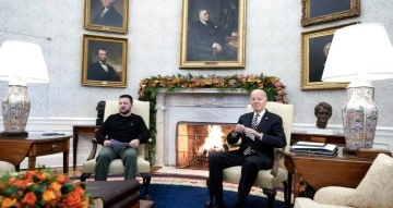 Biden ve Zelenskiy, Beyaz Saray’da bir araya geldi