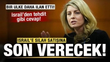 Bir ülke daha duyurdu! İsrail’e silah satışına son verecek