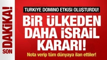 Bir ülkeden daha son dakika İsrail duyurusu! Nota verip resmen ilan ettiler