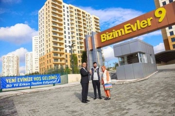 Bizim Evler 9 ve 10’da daire teslimleri 1 yıl erken başladı