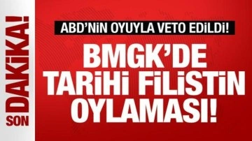 BMGK'de tarihi Filistin oylaması! ABD'nin oyuyla veto edildi