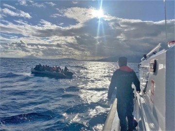 Bodrum’da 136 düzensiz göçmen kurtarıldı