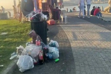 Büyükada ‘çöp ada’ya döndü