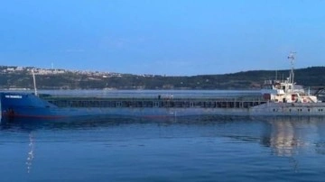 Çanakkale Boğazı’ndan geçen genel kargo gemisi makine arızası yaptı