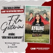 Canik’te öğretmenler ’Aybüke’ filmiyle buluşacak