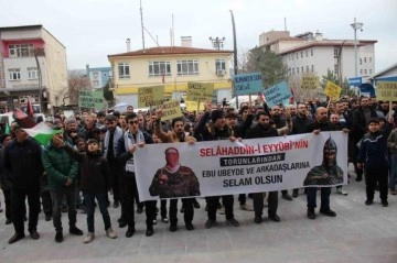 Çermik’te Filistin’e destek yürüyüşü düzenlendi