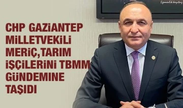 CHP Gaziantep Milletvekili Meriç, Tarım İşçilerini TBMM gündemine taşıdı