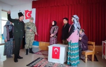 Çıldır İmam Hatip Lisesinden Şehitler İçin Anma Programı