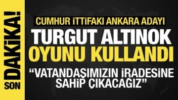 Cumhur İttifakı ABB adayı Turgut Altınok oyunu kullandı