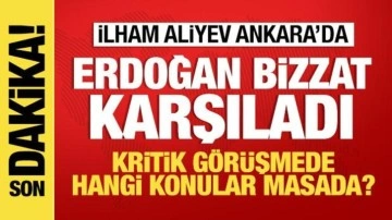 Cumhurbaşkanı Erdoğan Azerbaycan Cumhurbaşkanı Aliyev ile görüştü