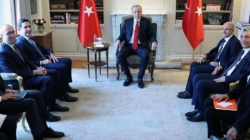 Cumhurbaşkanı Erdoğan, BBVA İcra Kurulu Başkanı Vila'yı kabul etti