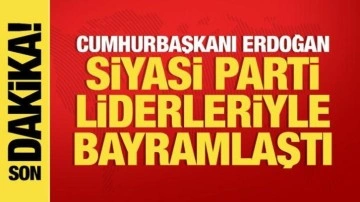 Cumhurbaşkanı Erdoğan siyasi parti liderleriyle görüştü