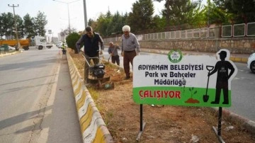 Daha yeşil bir Adıyaman için belediyenin çalışmaları devam ediyor