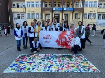 Deprem bölgesine anlamlı destek