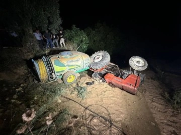 Devrilen traktörün altında kalan şahıs hayatını kaybetti