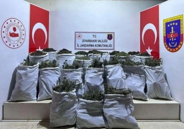 Diyarbakır’da 6 ayrı noktada 543 kilo esrar ele geçirildi