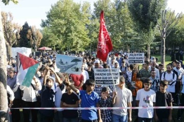 Diyarbakır’da Filistinlilere destek çağrısı