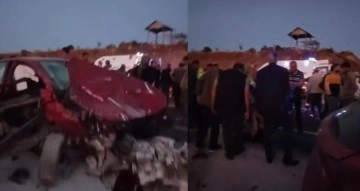 Diyarbakır’da hafif ticari araç otomobille çarpıştı: 6 yaralı