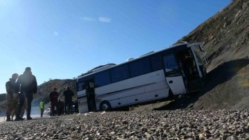 Diyarbakır’da otobüs kazası: 27 yaralı